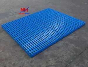 Pallet nhựa mỏng mặt hở kích thước 1000 x 600 x 100 mm