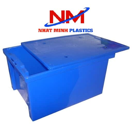 Mua thùng nhựa đặc có nắp đậy giá rẻ tại Nhật Minh Plastics