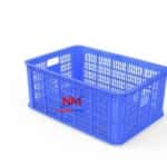 Sọt nhựa xanh k&iacute;ch thước trung b&igrave;nh 626 x 424 x 250 mm