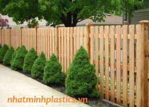mẫu thiết kế hàng rào gỗ pallet đẹp
