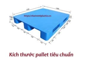 Kích thước pallet nhựa