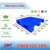 Hình Ảnh Pallet Nhựa 3 Chân 1100x1100x165mm