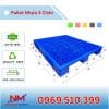 Hình Ảnh Pallet Nhựa 3 Chân 1100x1300x150mm