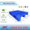 Hình Ảnh Pallet Nhựa 3 Chân 1100x1300x155mm