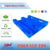 Pallet Nhựa 3 Chân 1000x1200x150mm mặt hở