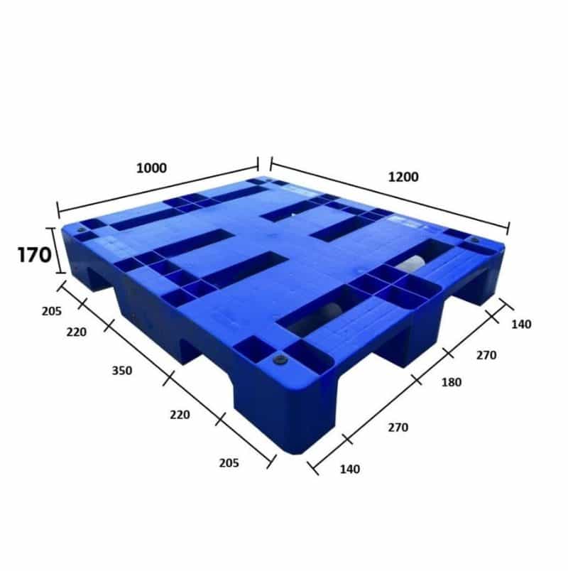 Pallet Nhựa 3 Chân 1000x1200x170mm1