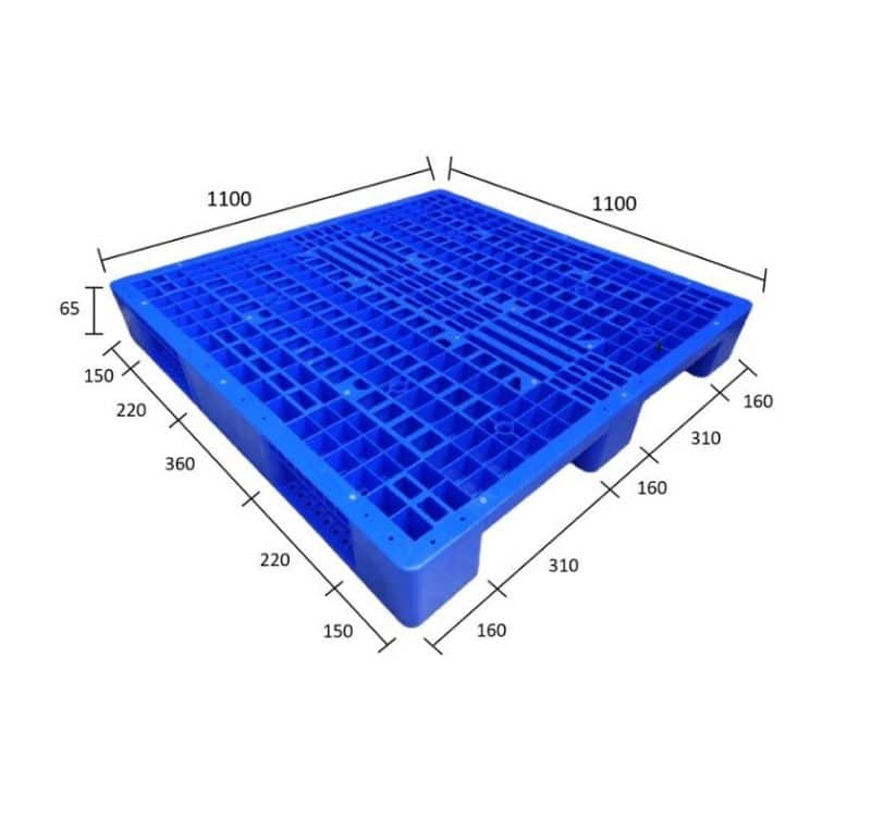 Pallet Nhựa 3 Chân 1100x1100x150mm1