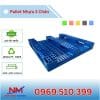 Pallet Nhựa 3 Chân 1200x1200x150mm