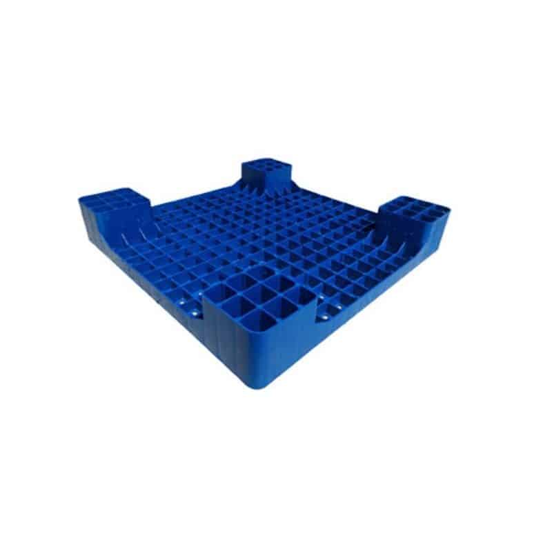 Pallet Nhựa 4 Chân Gù Mặt Bít 600x600x100mm