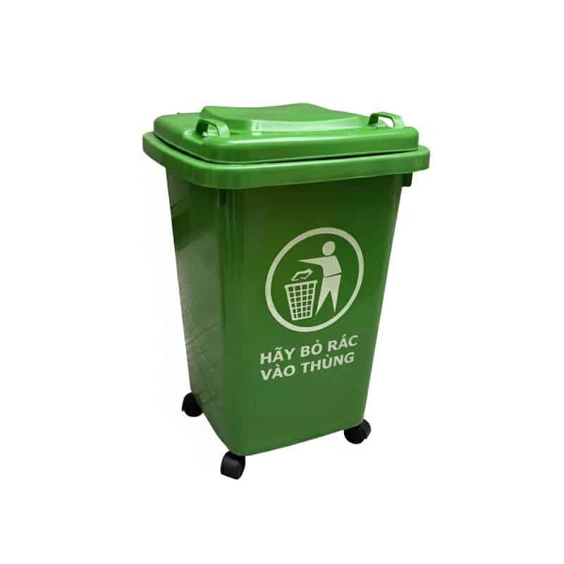Thùng rác nhựa 480x420x635mm