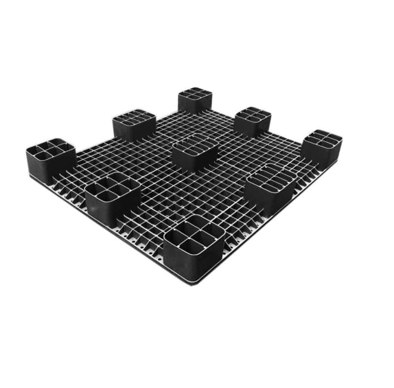 Pallet Nhựa 9 Chân Gù Mặt Lưới 1000x1200x140mm1