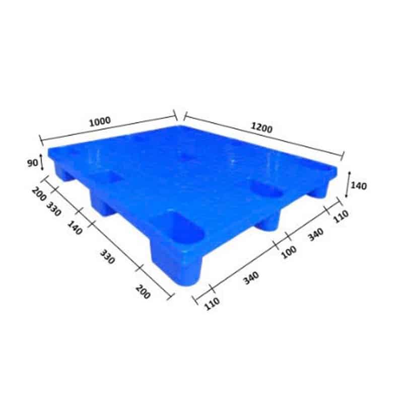 Pallet Nhựa Cốc 1000x1200x140mm