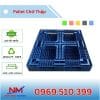Pallet Nhựa Chữ Thập 1100x1100x150mm