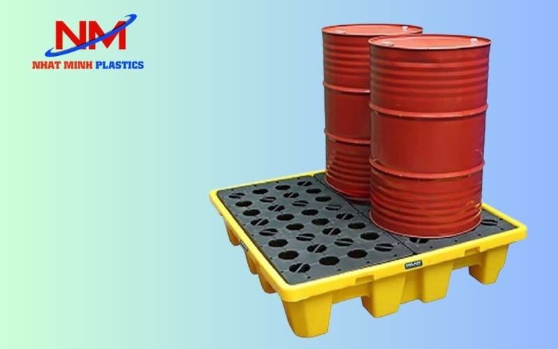 Pallet Chống Tràn Hóa Chất